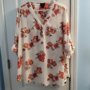 Rue21 Blouse with Floral Print